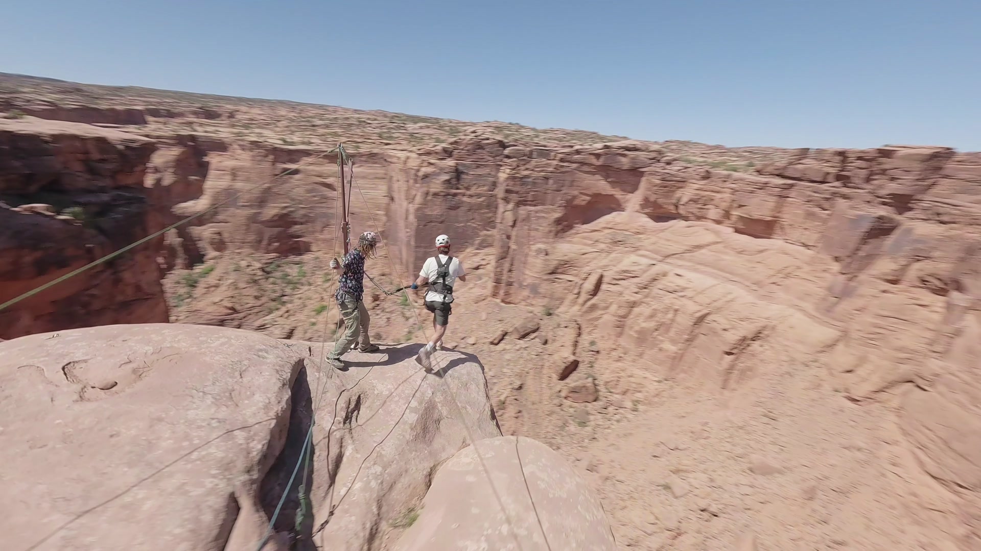She couldn’t wait to jump at Rope Swing Moab!! Rope Swing Moab is open ...