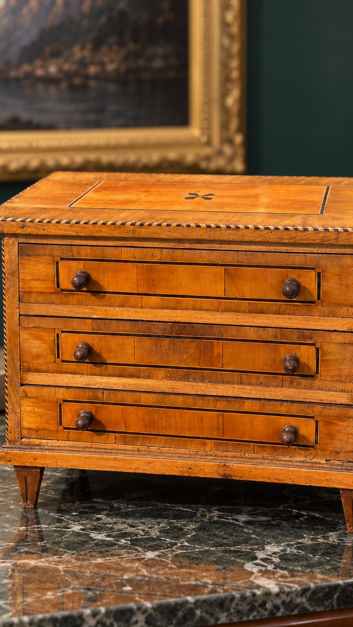 Süße Miniatur Kommode , Maße: 40 Breite 22 Tiefe 35 Höhe , Im Kunsthaus Magdeburg , #miniatur #möbel #secondhand #kunsthausmagdeburg #magdeburg | Kunsthaus Magdeburg