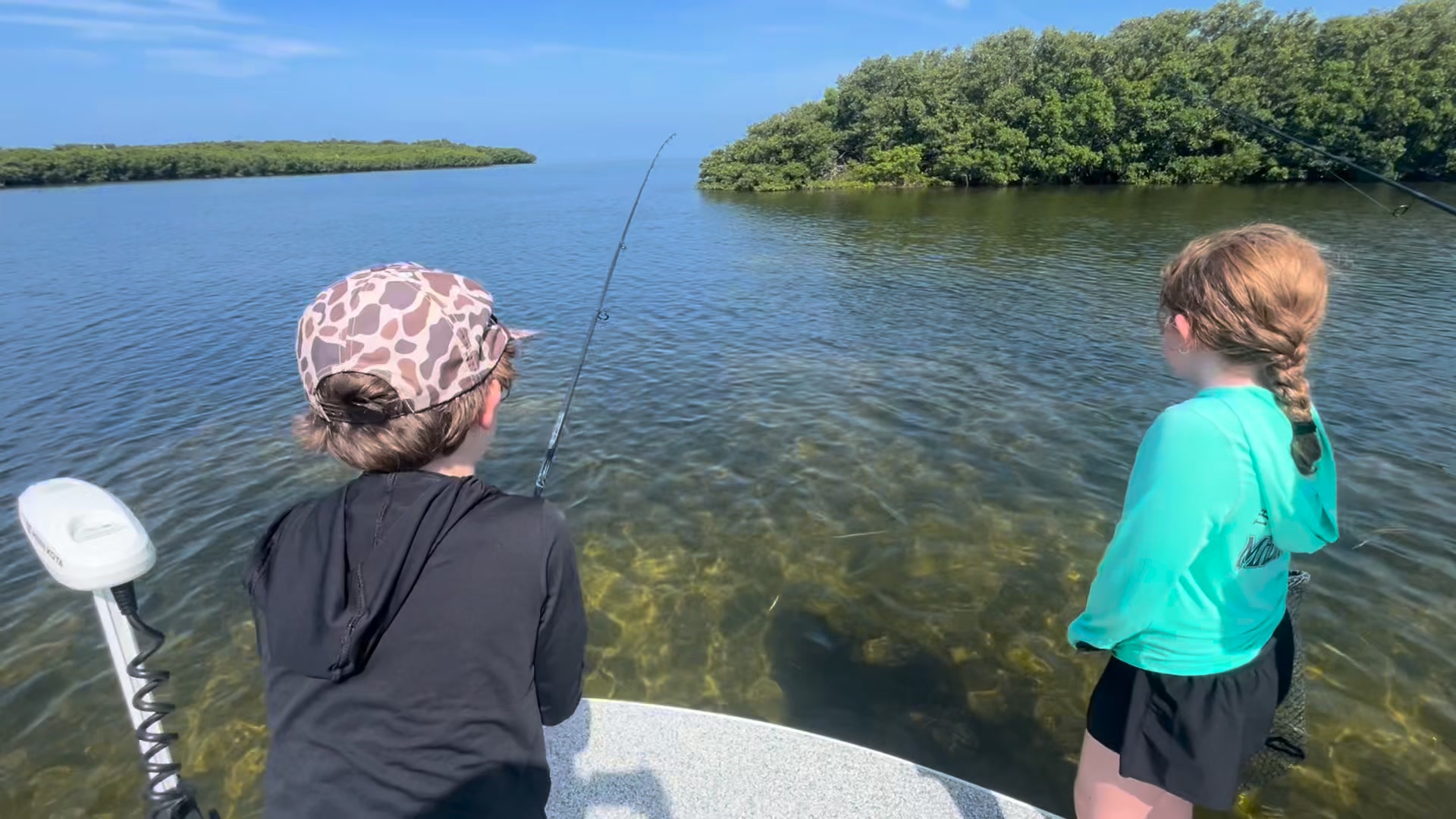 1 rod 1 reel fishing sister 13 Source F1 Spinning Combo  Dakota Angler My sister Tabby reeling in