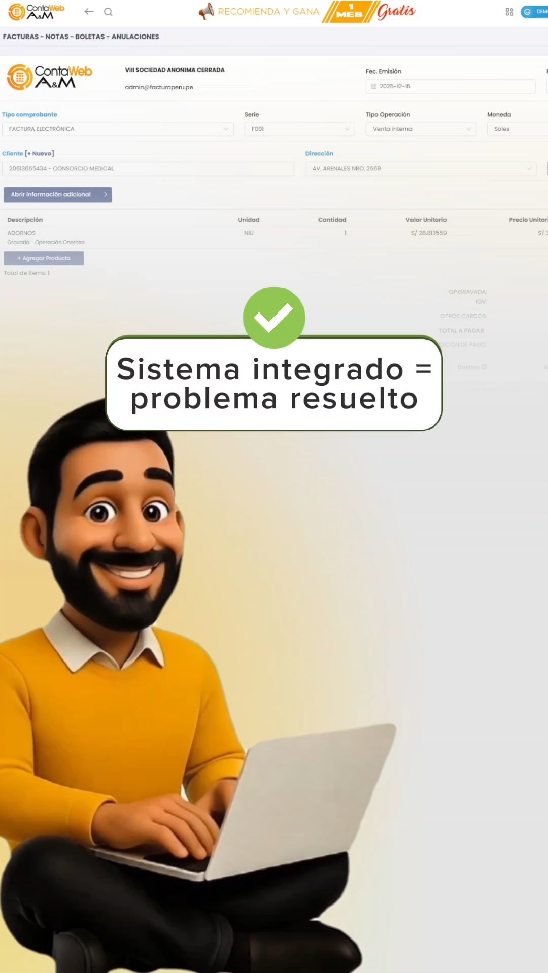 ContaWeb A&M - Contabilidad y Facturación Electrónica