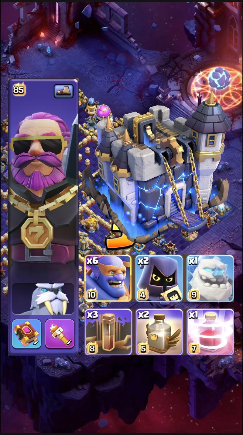 Fireball + rocket balloon th 14. #coc #clashofclans #supercell