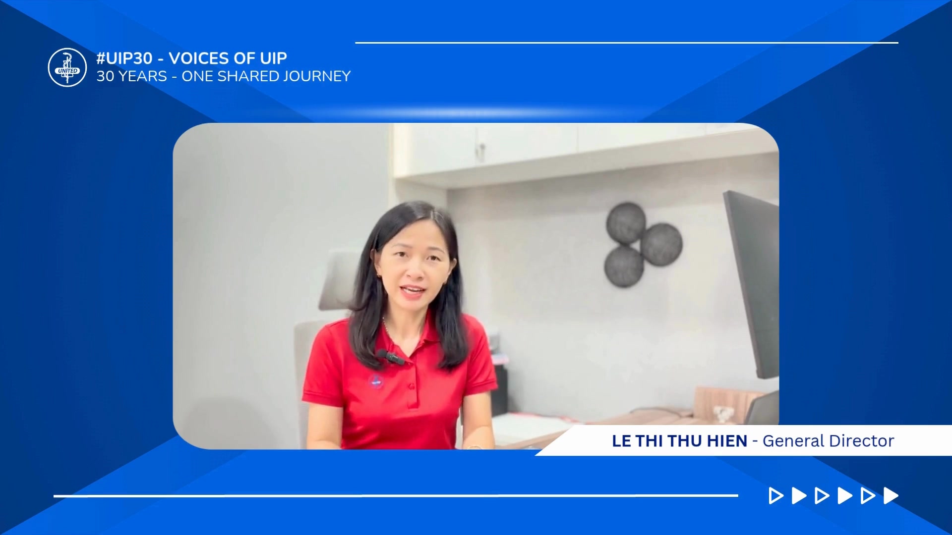 #UIP30Campaign Voices of UIP – 30 Years, One Shared Journey As we ...