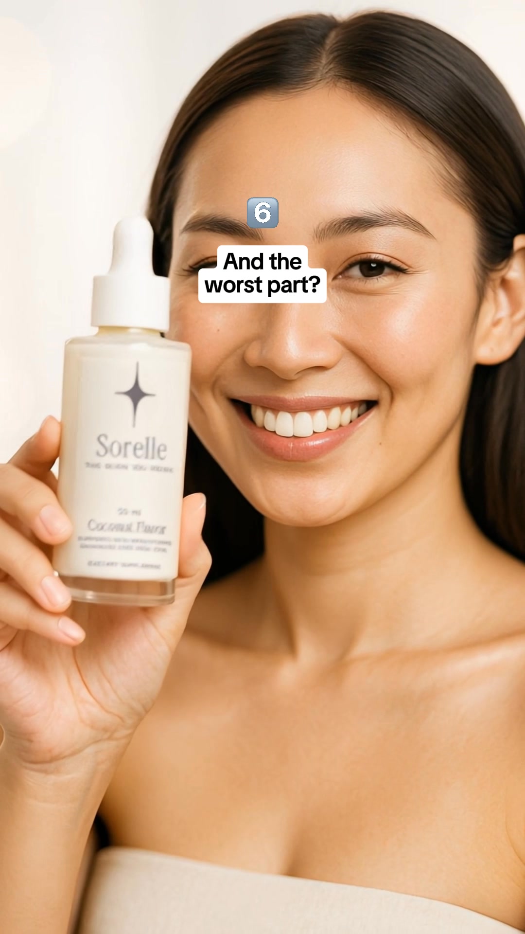 Tired of whitening creams that don't work? Meet Sorelle—a daily drinkable skin-brightening drop powered by glutathione and vitamin C. Just one dropper in your water, coffee, or