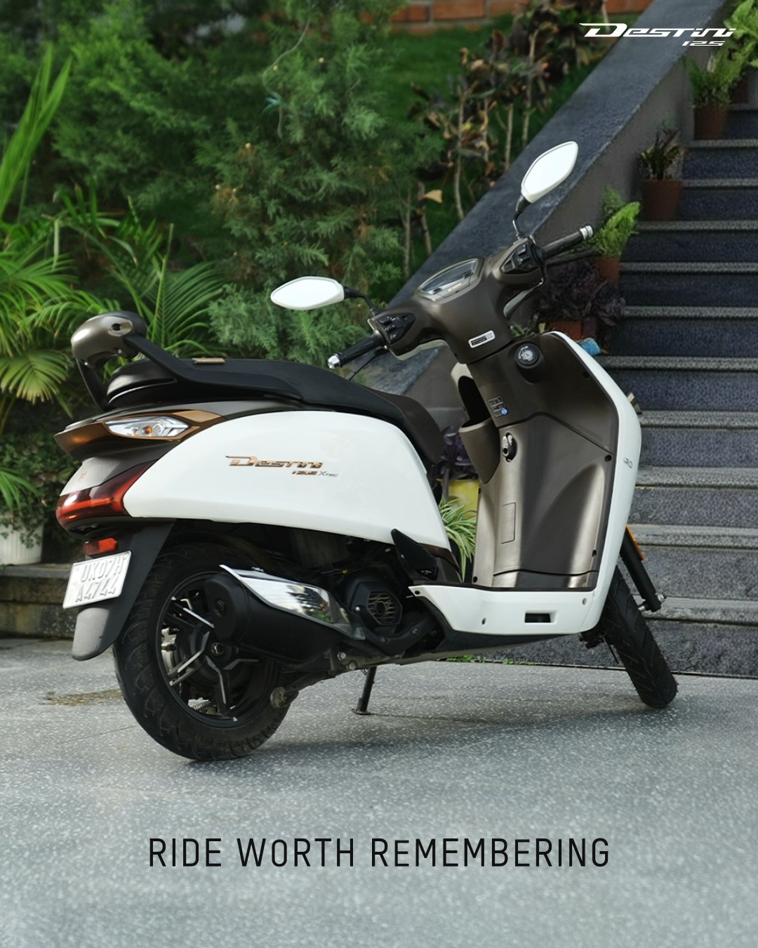 Destini 125 is a thing of beauty that makes you stand out wherever