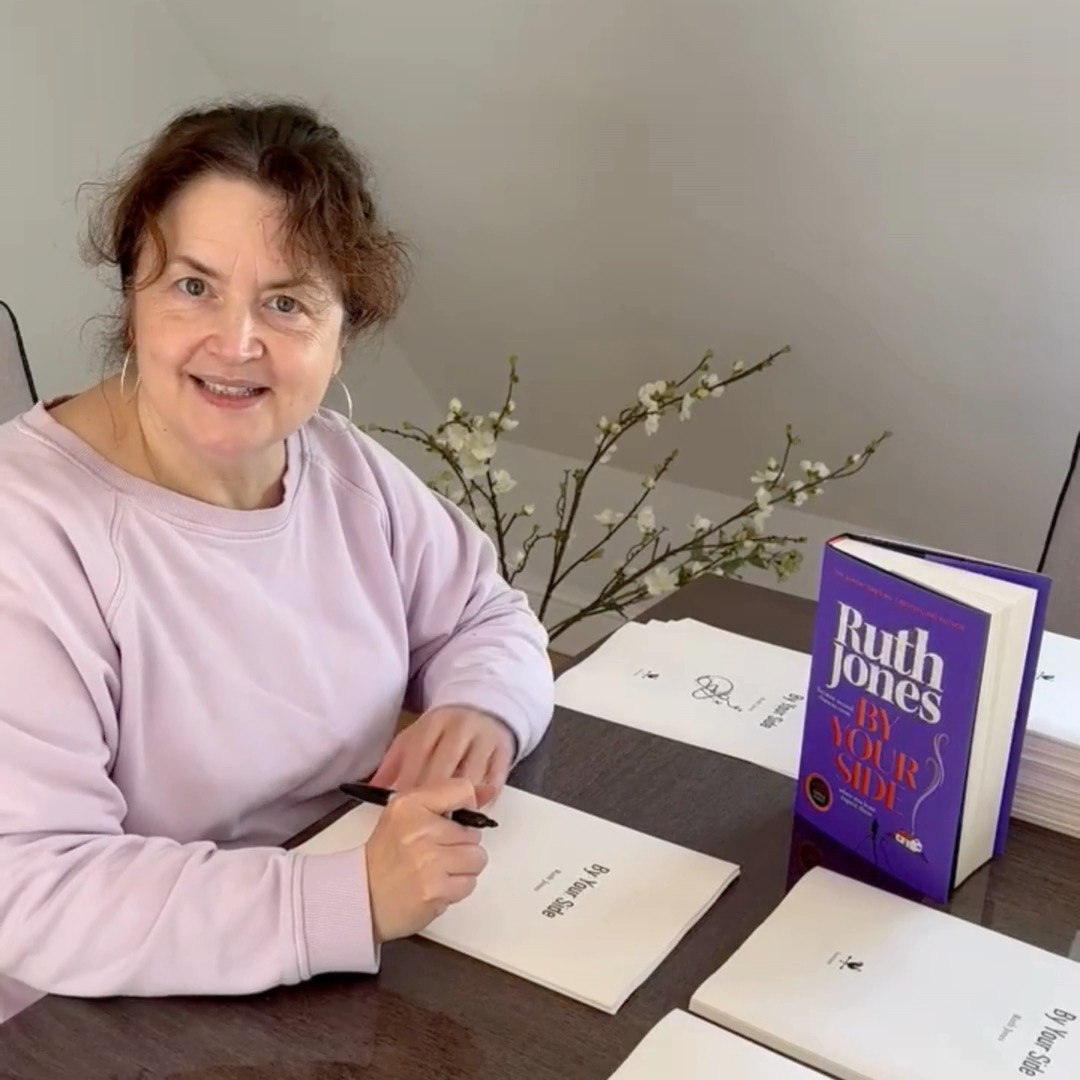 Ruth Jones is busy signing her name to new novel, By Your Side, and we ...