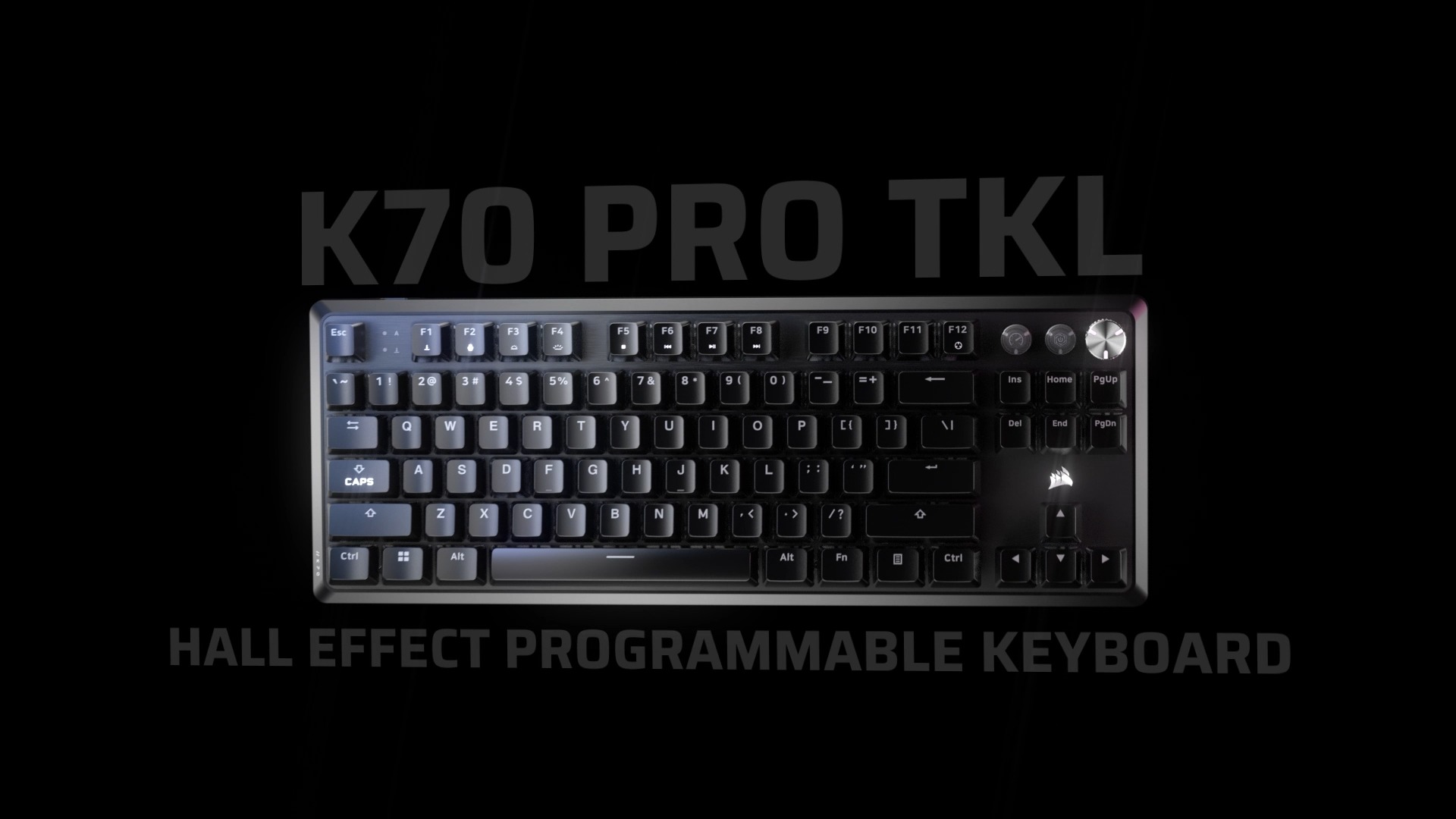 Speed starts with K70 PRO TKL