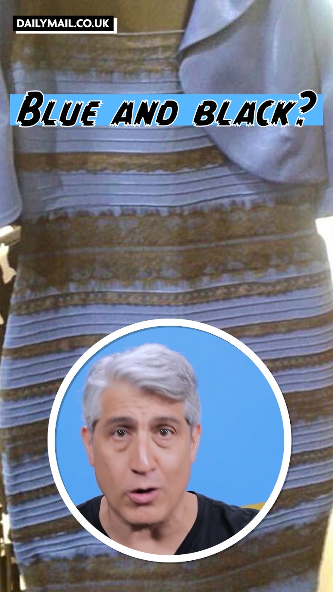 blue and black white and gold dress original Remember The Dress? The black-and-blue / white-and-gold photo that somehow divided the entire internet? Well… the story didn't end there. What started as one of the most famous viral debates of all slow fashion Vintage 90s Spaghetti Strap Colors:Ivory Multi