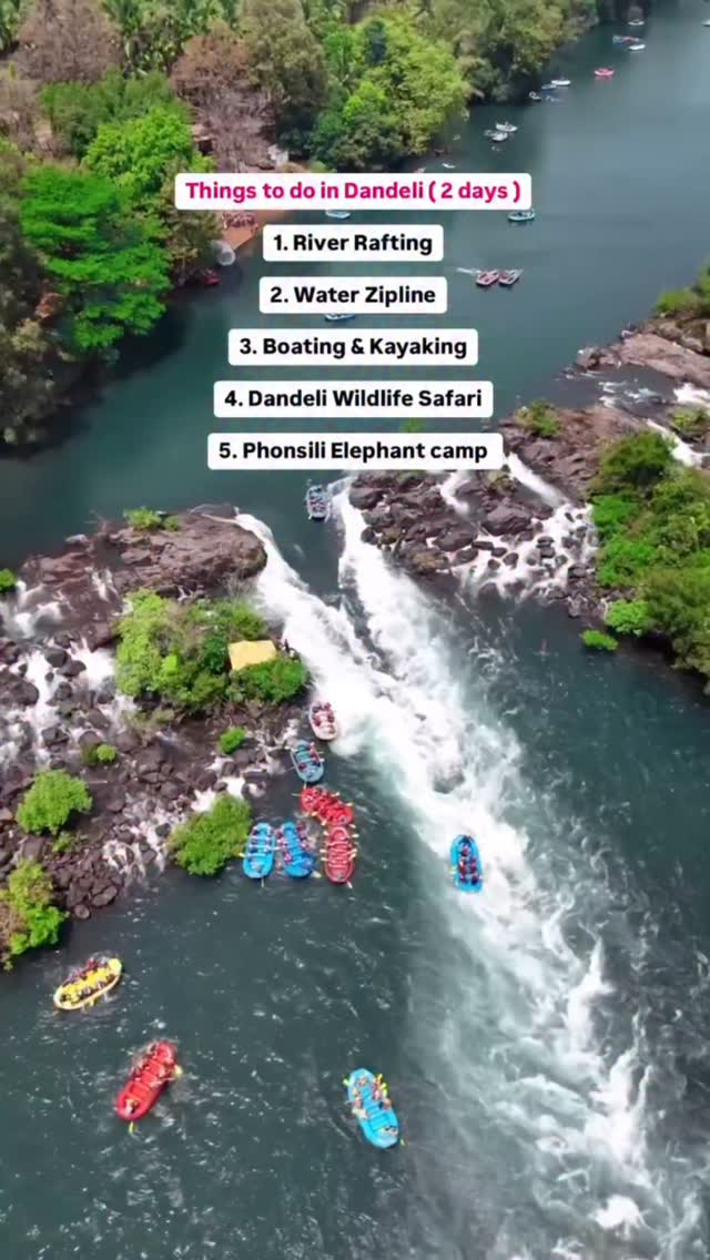 🌿 Best Things to Do in Dandeli 🌿 Looking for adventure in Karnataka ...