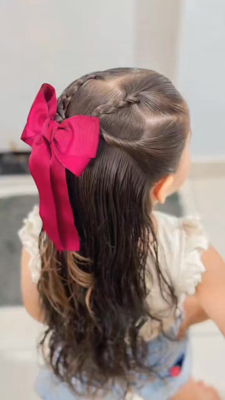 Hermoso peinado con chonga 🎀🥰 súper rápido de hacer #reelsfbシ #reelsfyp ...