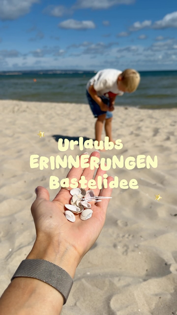SCHATZKISTE basteln 🐚🫶🏻🩵, Kleine Holzbox für 1-2€ bei @tedi.deutschland , BASTELN, URLAUB, FAMILIENZEIT, MUSCHELN, #kinderbeschäftigung #bastelnmitkindern #schatztruhe #familienzeit #urlaubssouvenir
