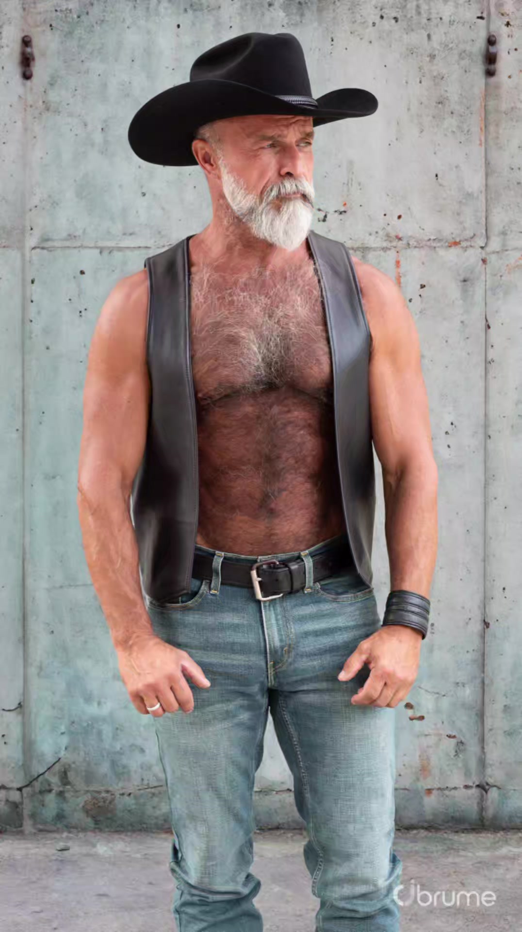 Prowling the concrete jungle with John Robert Holstein #hairymuscle # ...