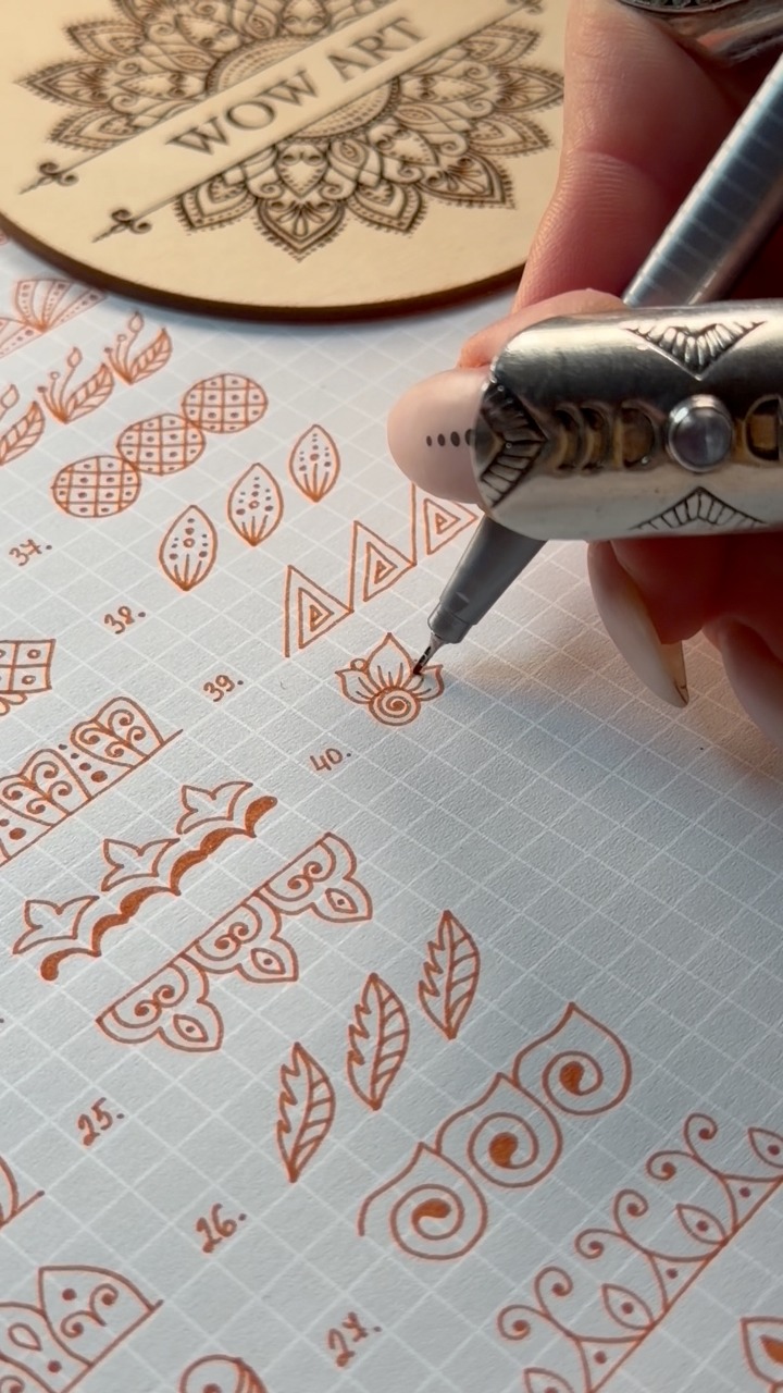 Boho patterns part.4🤎 Traceable patterns from this collection are ...