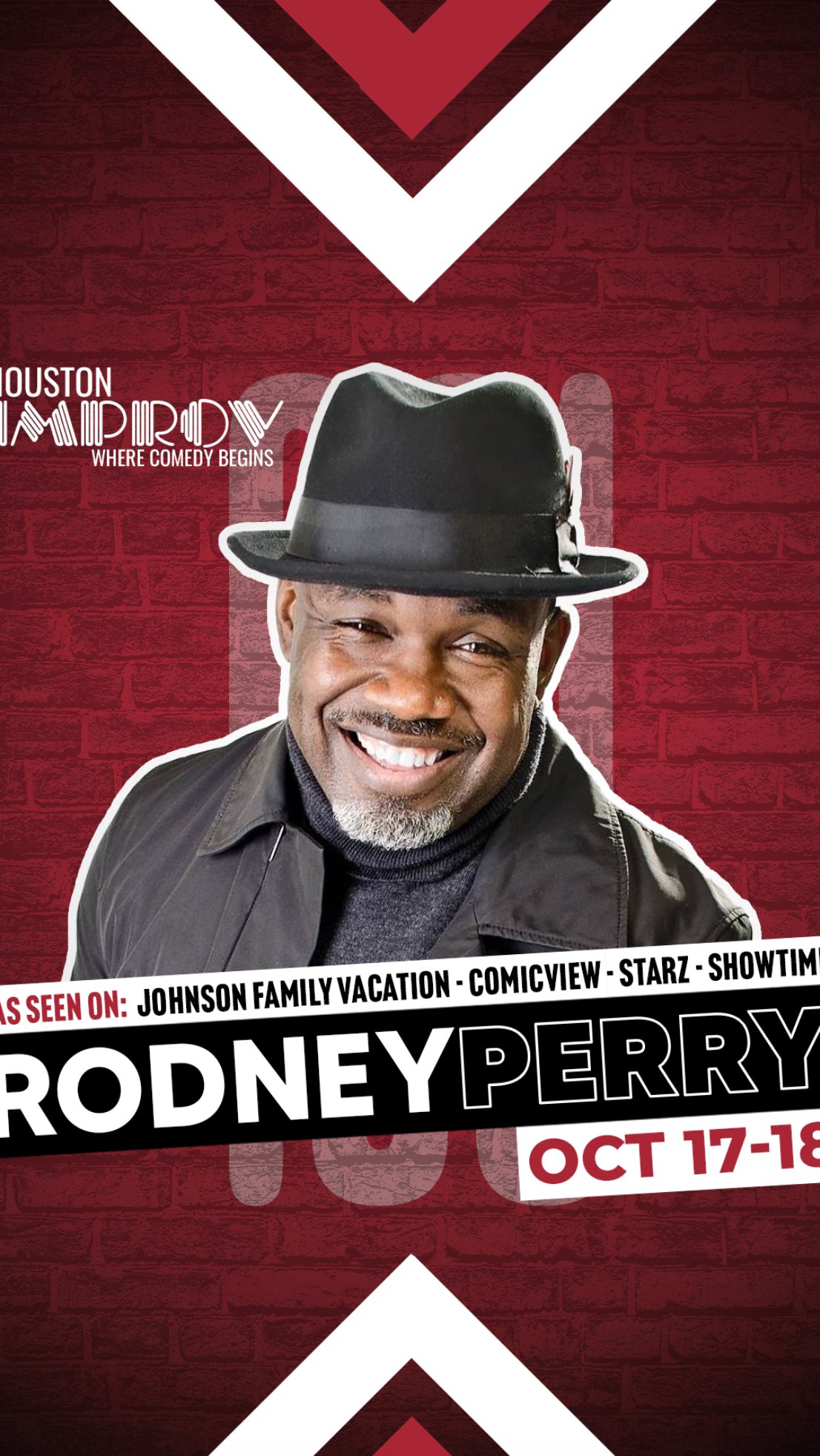 Just Announced! @rodneyperrylive is headlining #Houston next weekend ...