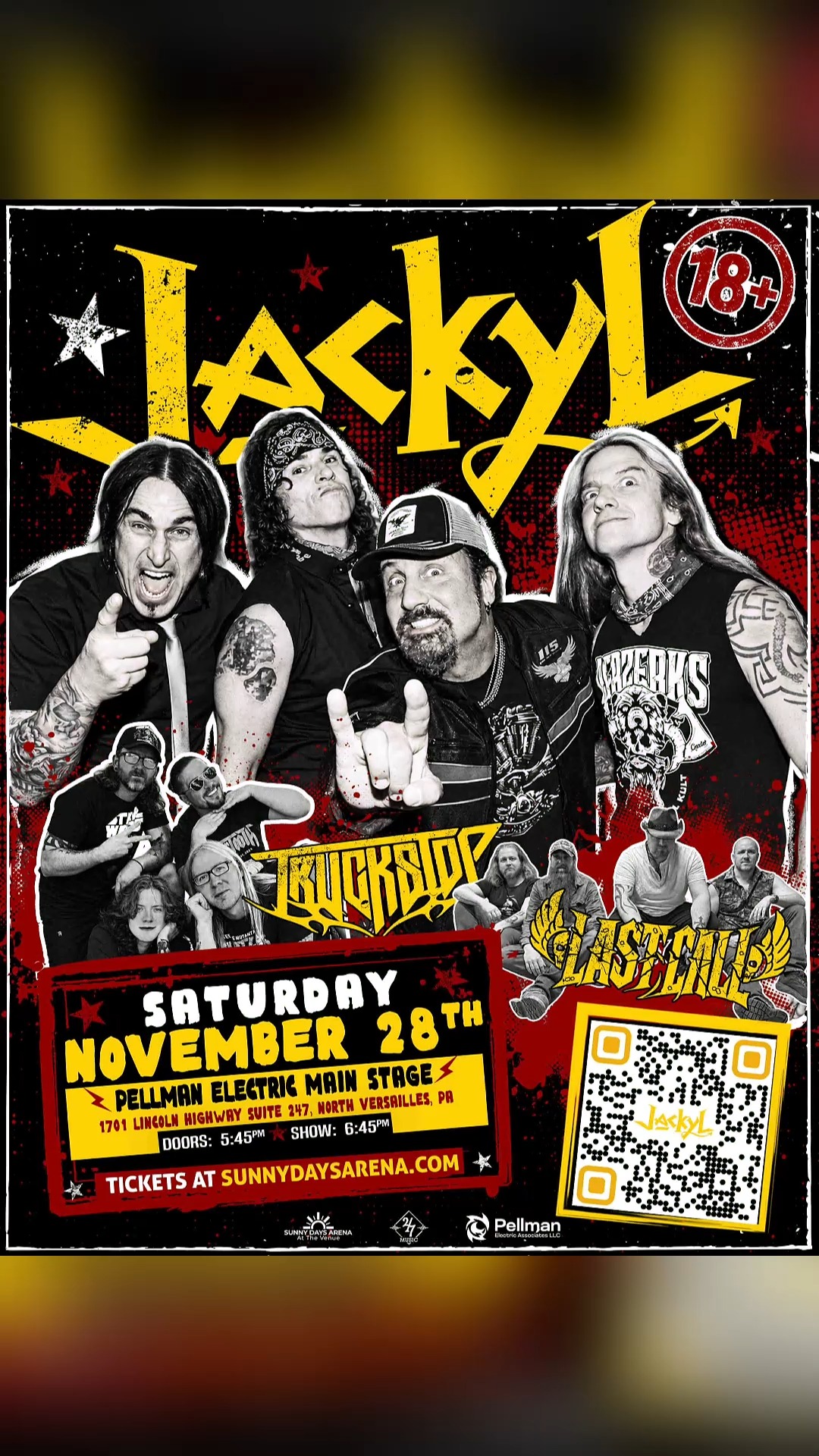 🚨 JACKYL IS COMING TO SUNNY DAYS ARENA! 🤘🔥 If loud guitars, big