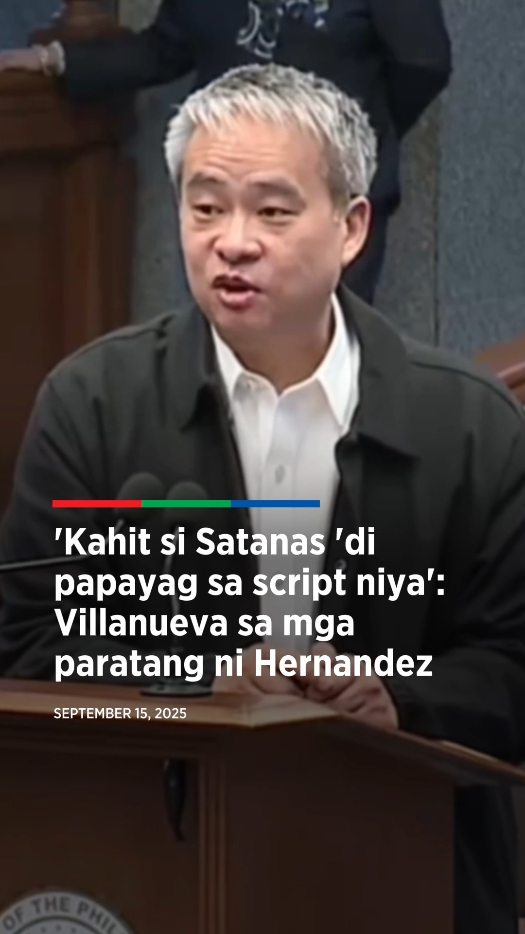 'Kahit si Satanas 'di papayag sa script niya': Villanueva sa mga ...