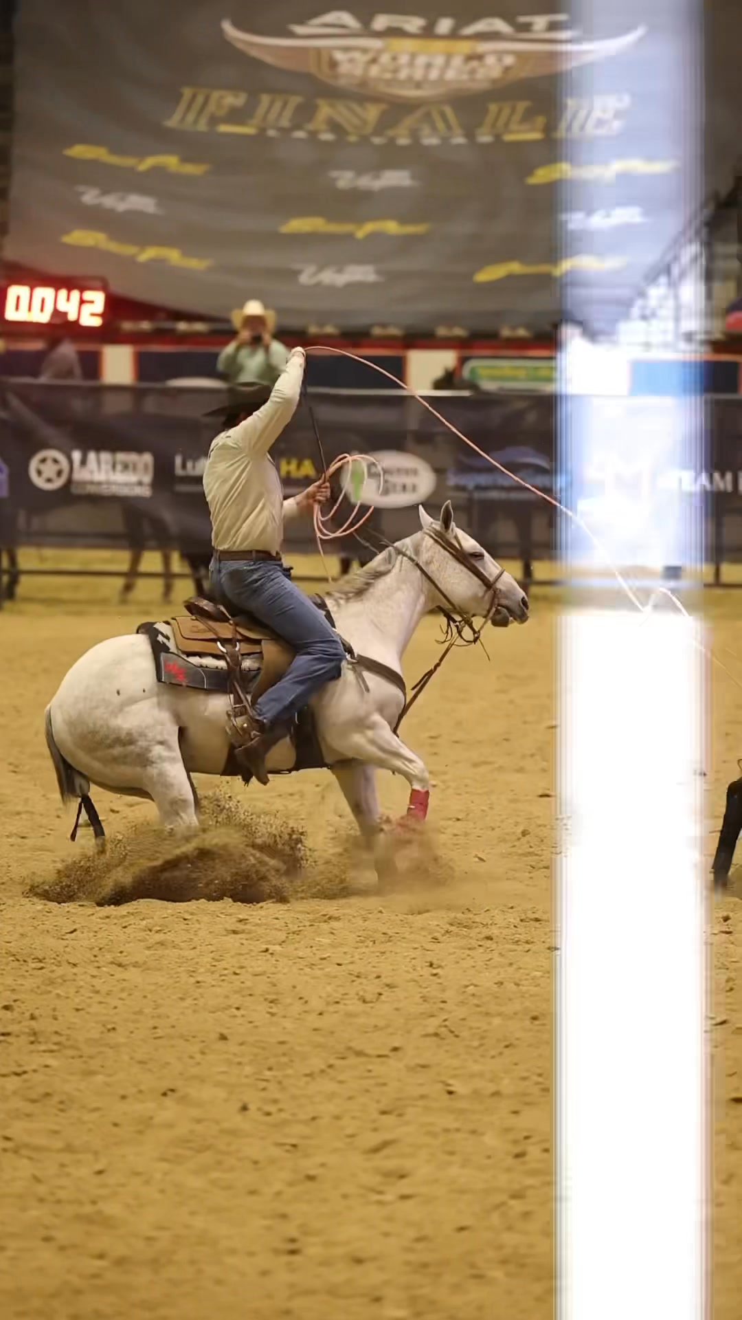 The win of the Ariat World Series of Team Roping #11.5 Silencer Central ...