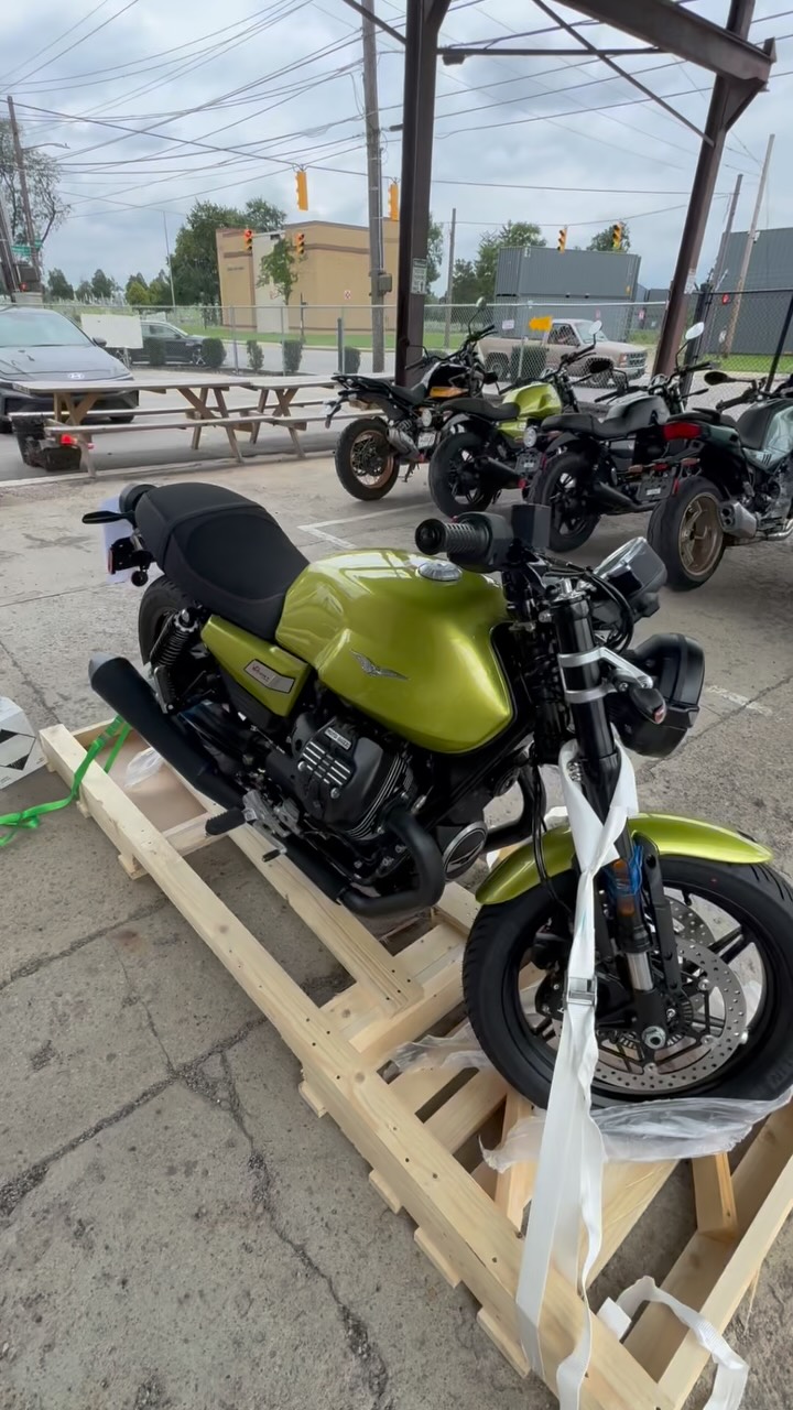 The Moto Guzzi V7 Sport in ALL THREE colors is back in stock