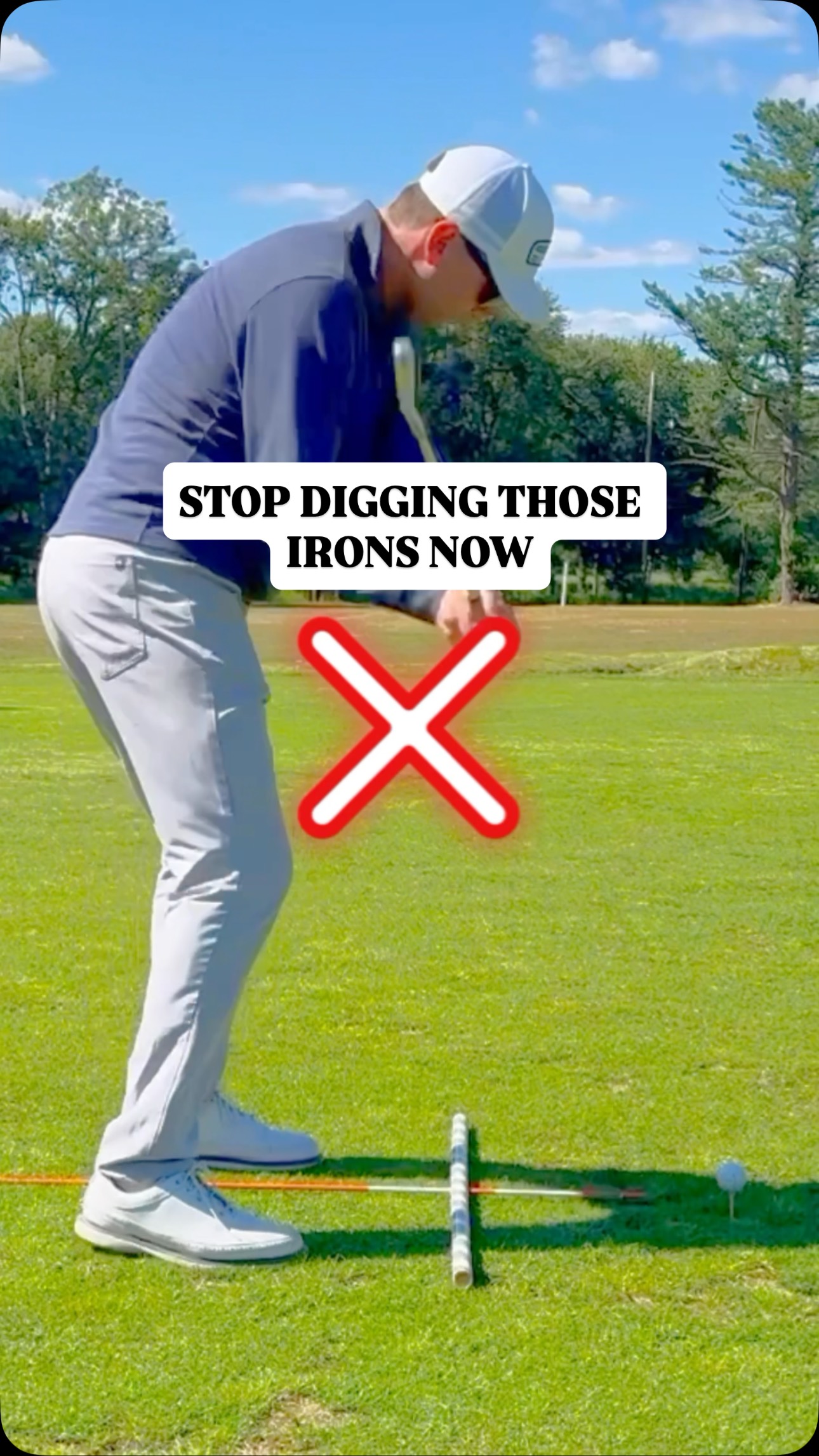 Tired of chunking your irons? Here’s why most golfers dig too deep 👇 I ...