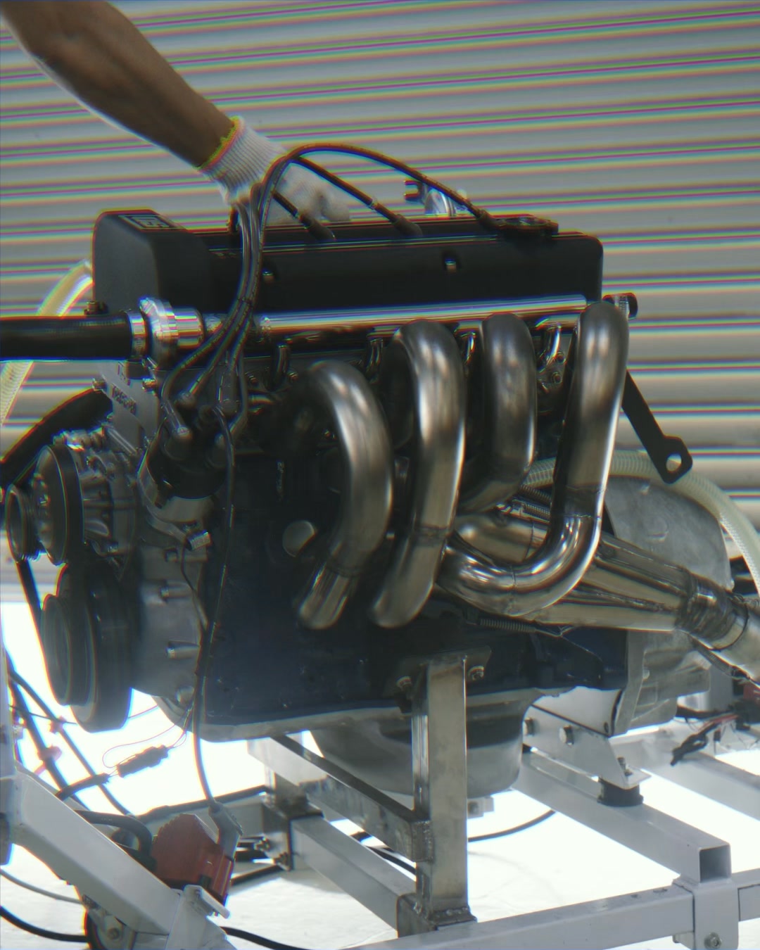 フライホイールの軽量化穴開け加工中です。 FC3SのTS2B用フライ