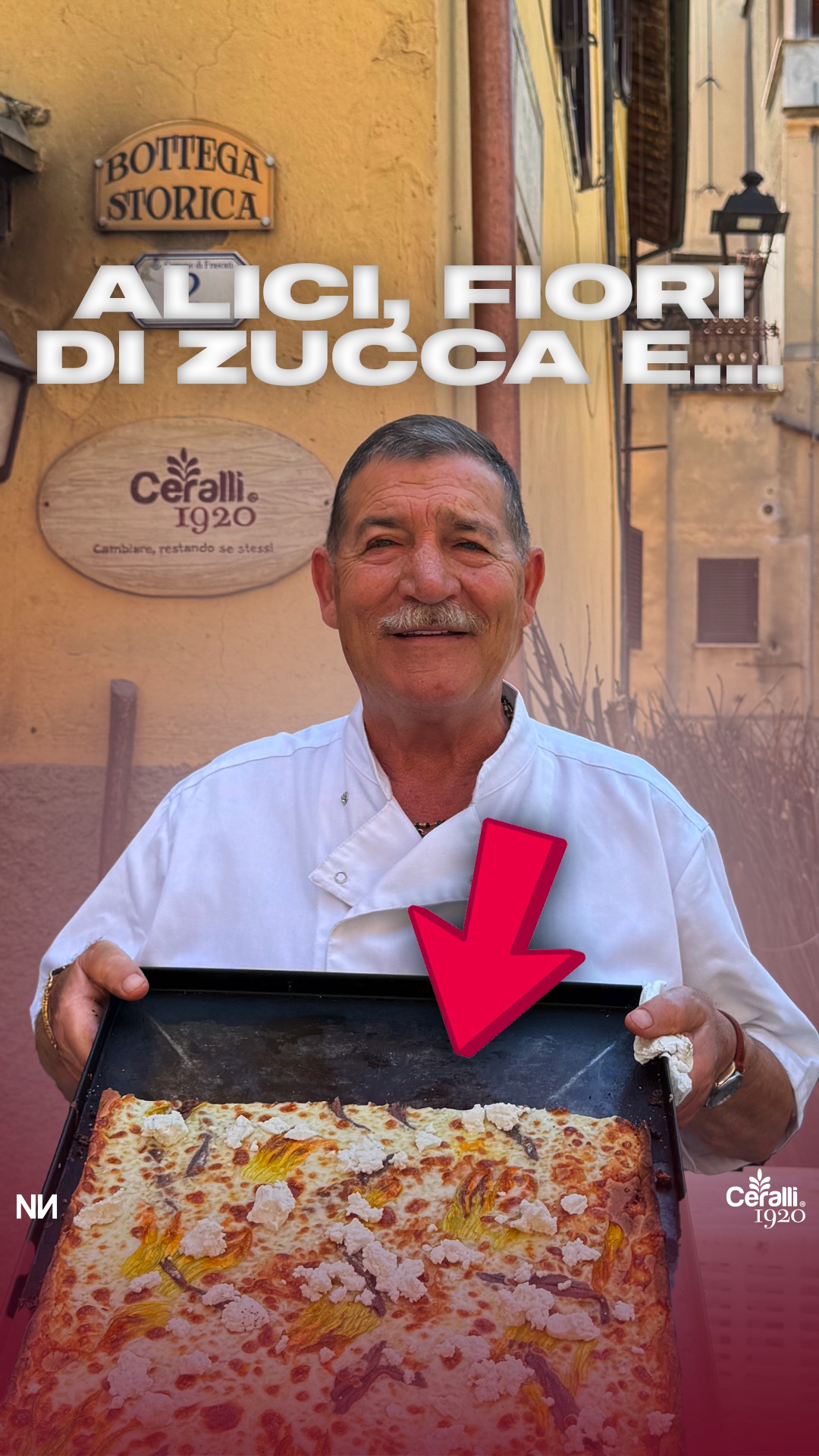 Pizza con alici, fiori di zucca, mozzarella e ingrediente segreto..😎 📍 ...