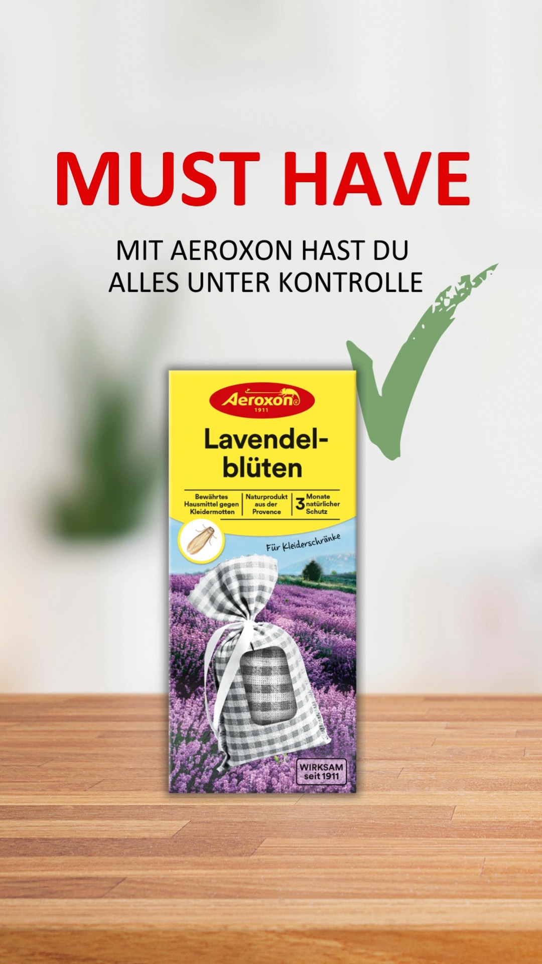 Ein Must-have für jeden Kleiderschrank! 💜🌿, Der Aeroxon Lavendelblüten-Beutel sorgt für einen angenehm natürlichen Duft in Schrank und Garderobe., Einfach aufhängen oder zwischen die Kleidung legen –