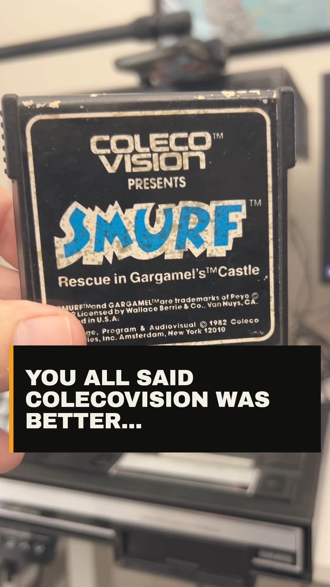 You all told me the ColecoVision version of The Smurfs was better