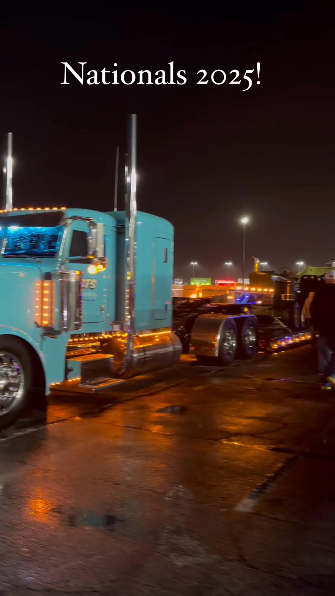 The truck show night life #Peterbilt #truckerlife #BigRigNation # ...