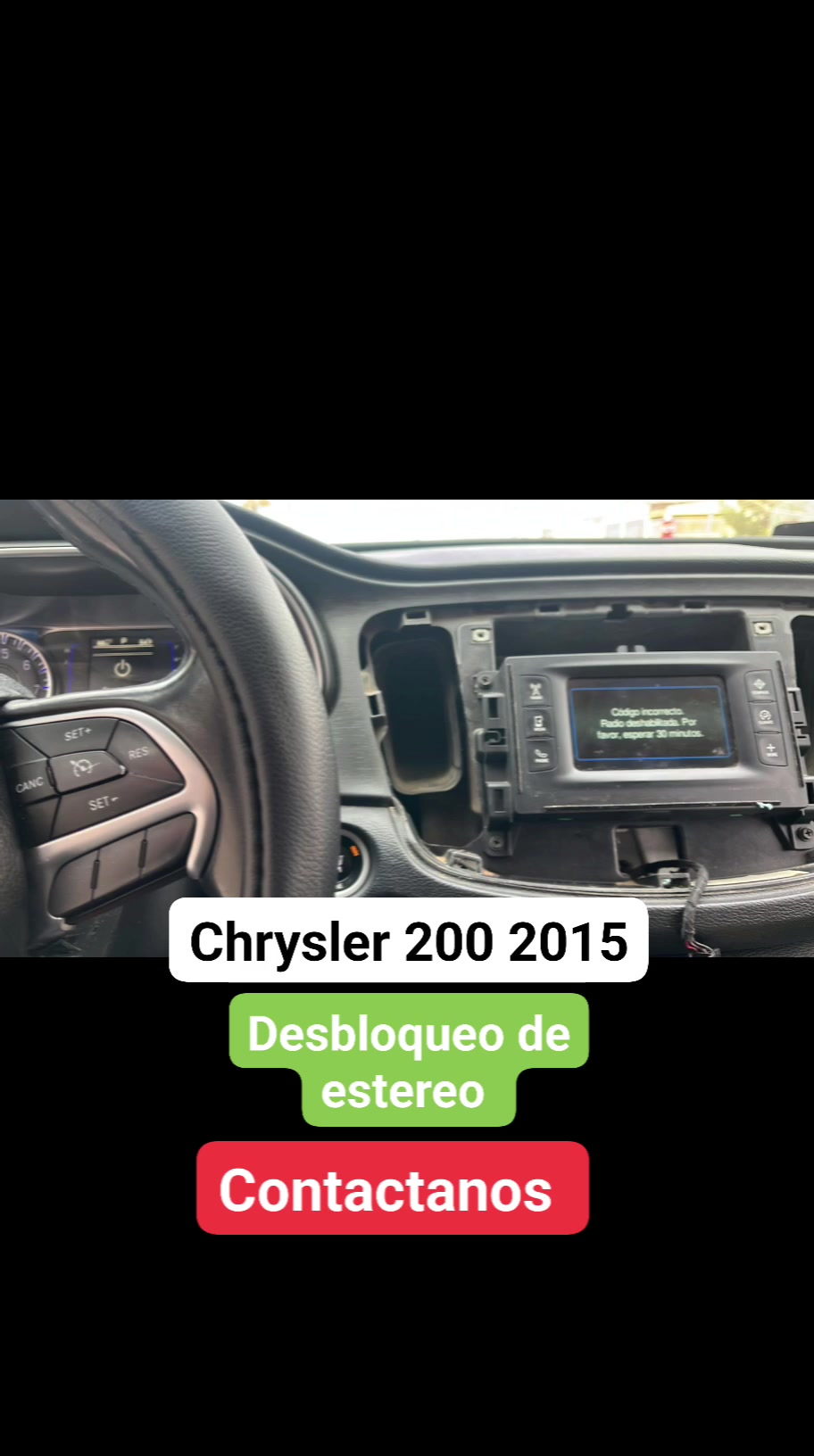 Código De Desbloqueo De Radio Para Chrysler, Jeep, Ram