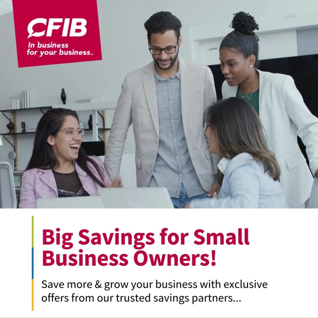 💰 New Exclusive CFIB Savings for Small Business Owners! CFIB members ...