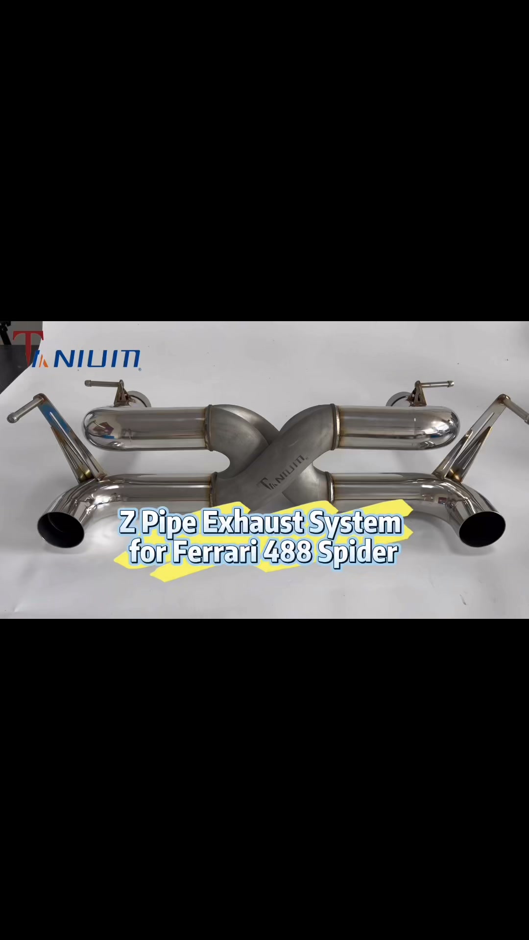 Exhaust System with Z/X Pipe! #TitaniumExhaust #zpipe #xpipe