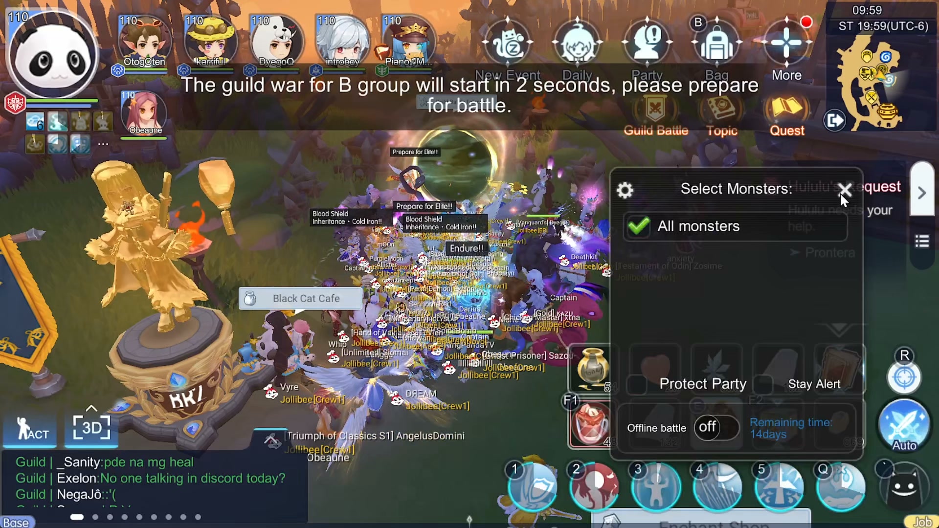 Ragnarok M Classic My 1st WOE with JOLLIBEE GUILD RG MS3 (Global