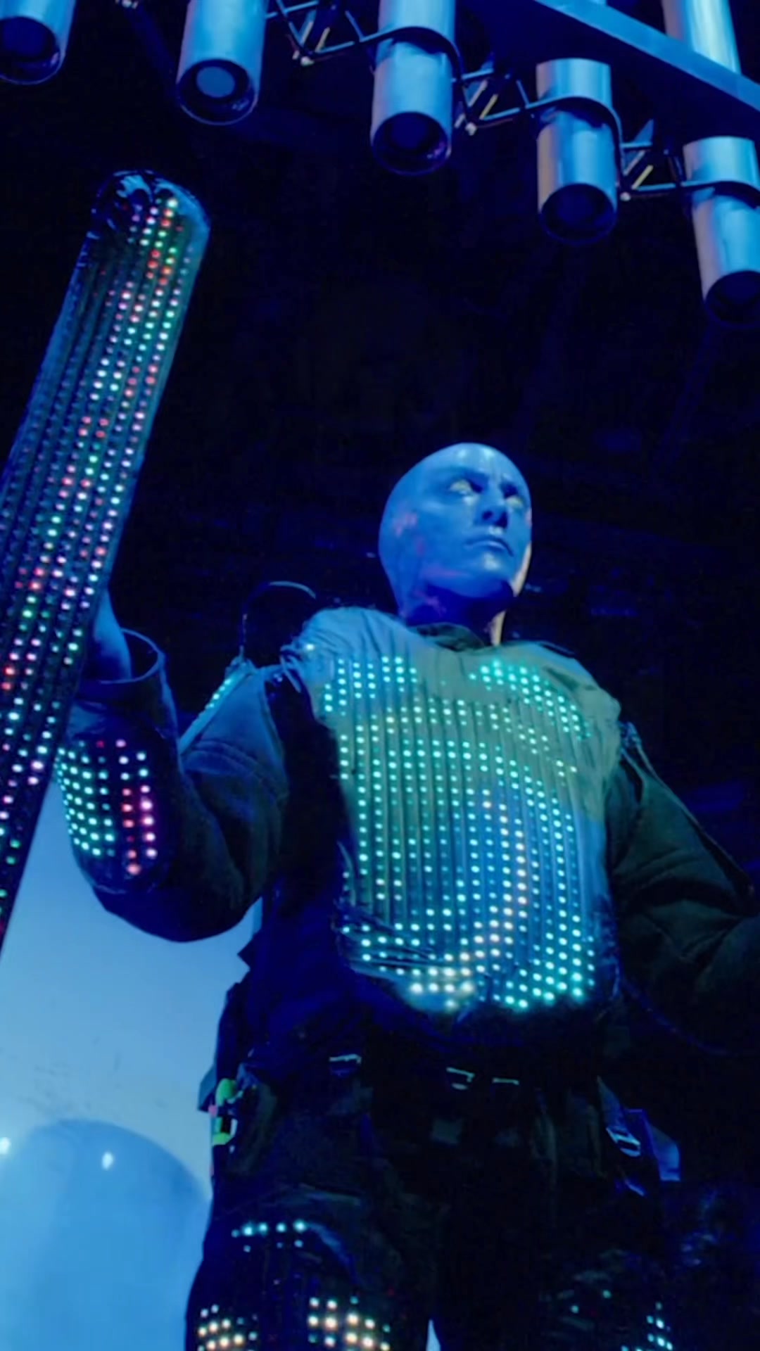 powered by ⚡️🥁 #BlueManGroup #BlueManVEGAS #LasVegas | Blue Man