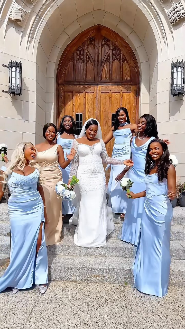 bridesmaid dresses in rhode island Nelly and her girls 😍, Bride: @nellyy.oo, Groom: Obioma 🇳🇬, Wedding Planner: New England Wedding Planner, MUA: Roseline O, Hairstylist: Boston Bridal Hairstylist, Photography: Damone Pledger Jr, Color:Black/Beige Abstract drop:RS26 LUNAR NEW YEAR Off The Shoulder Asymmetric
