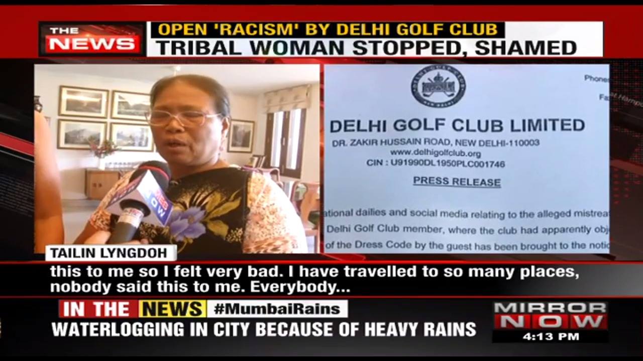 An elderly woman from #Meghalaya asked to leave the #Delhi Golf Club for wearing a traditional Khasi dress. victim narrates her ordeal of the blatant racial abuse right in the heart of the national 