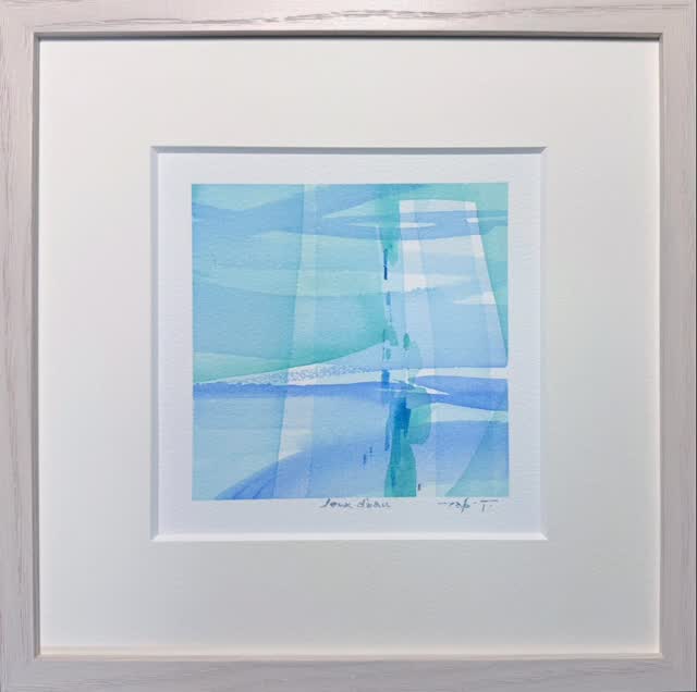 モルダウ川 プラハ風景 カレル橋のたもとを描いた一枚 #watercolor