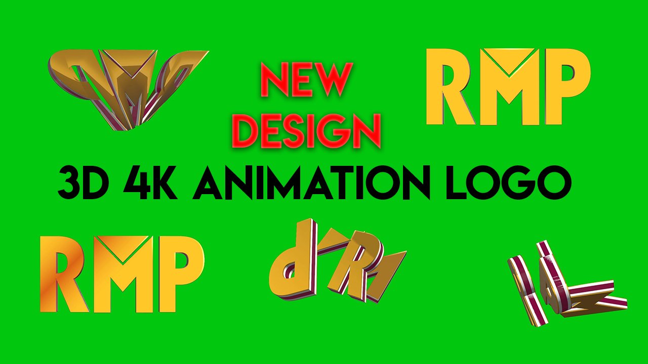 3d Animation Logo 4k | RMP Logo | 3d Islamic Logo | 3d Greenscreen Logo ...