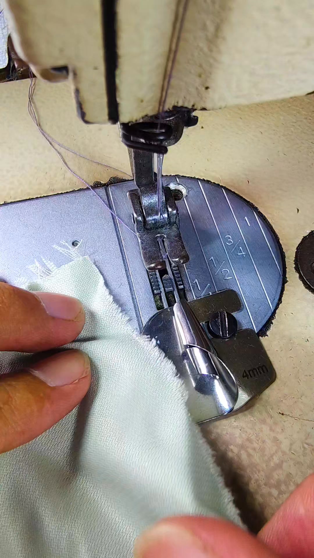 sewing using a folding funnel tool | Mugi Wiyono | Facebook