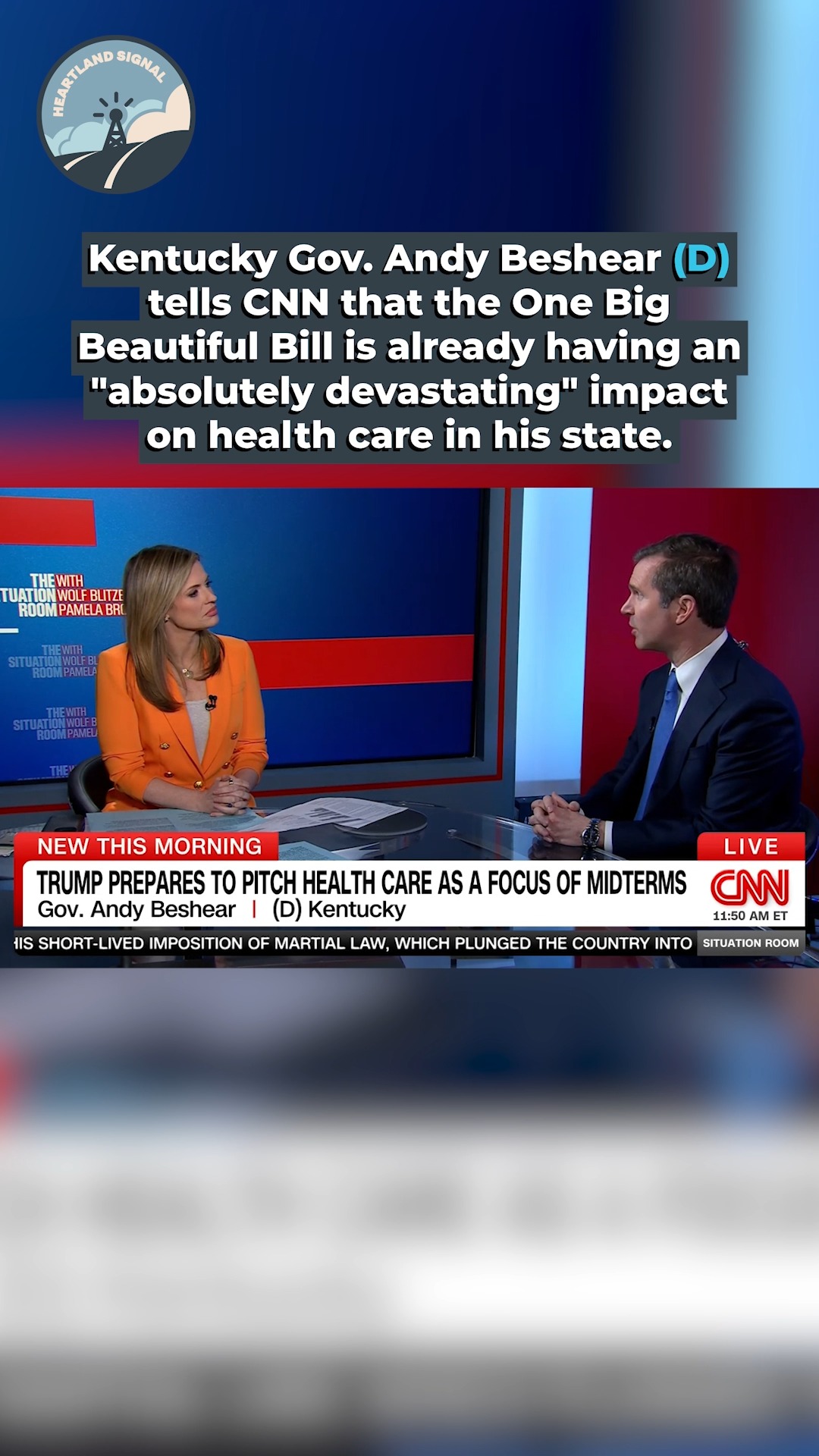 Kentucky Governor Andy Beshear (D) tells CNN that the One Big Beautiful ...