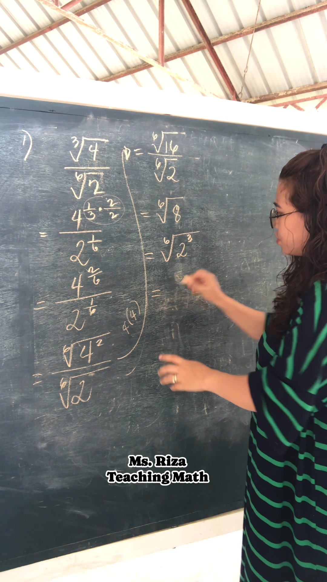 Ex.1. Division of radicals with different indices. #msrizateachingmath ...