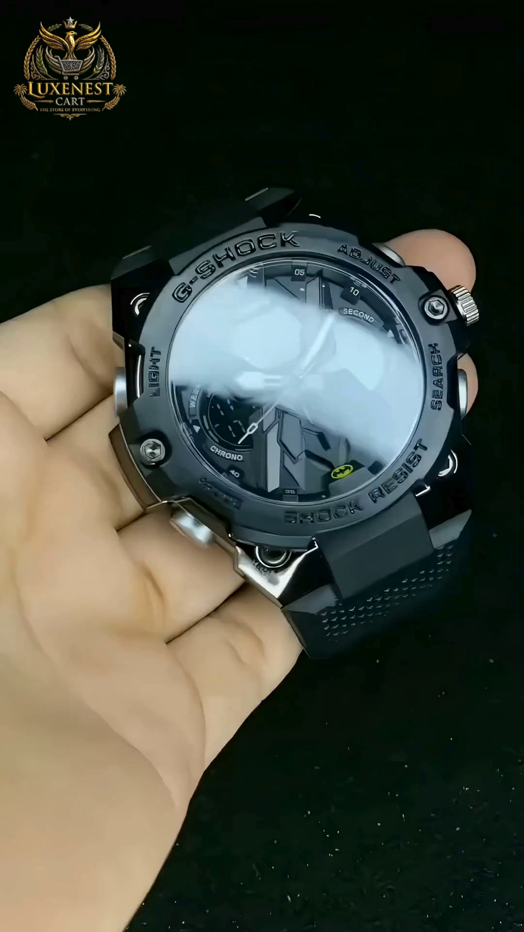 G-Shock Batman Edition Watch ⌚🦇 Features a 45mm case with a dual
