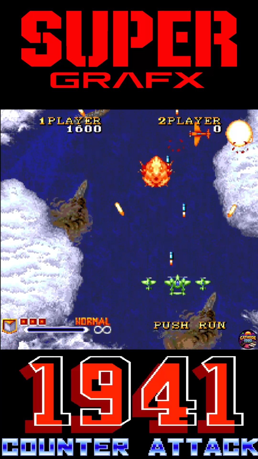 ✈️💥 1941: Counter Attack on the PC Engine SuperGrafx! Take a