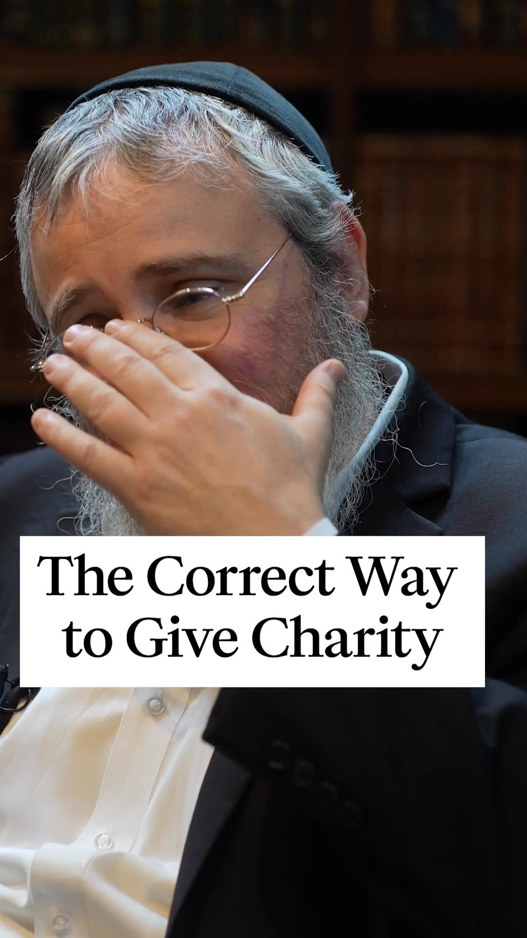 The Correct Way to Give Charity - Rabbi DovBer Pinson | Facebook