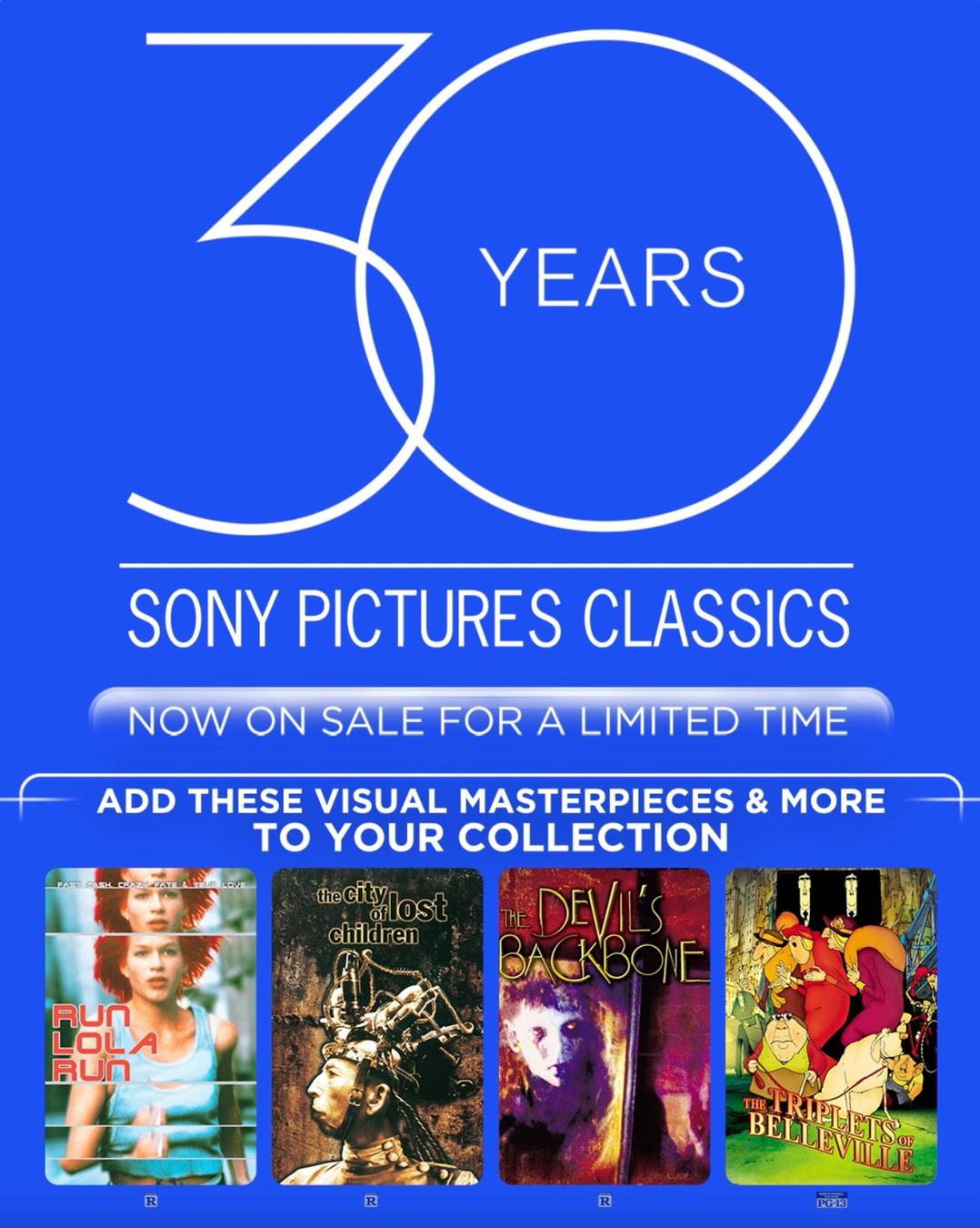 It's the perfect time to revisit 30 years of Sony Classics Visual