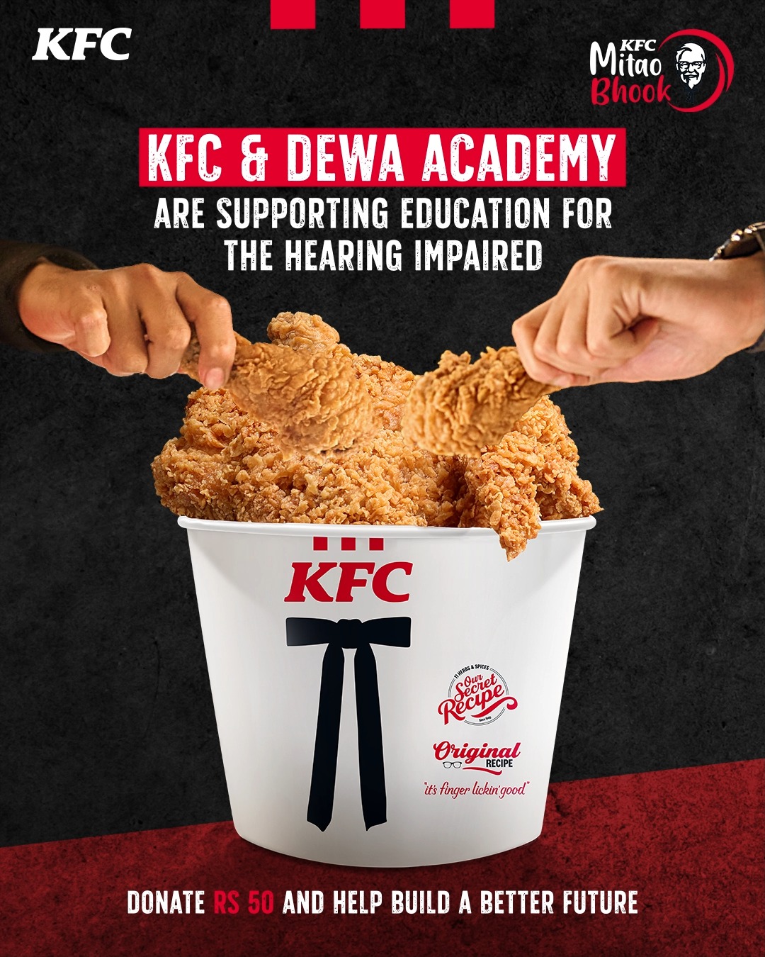 The crunch that gives back. With every Value Bucket, you're helping ...