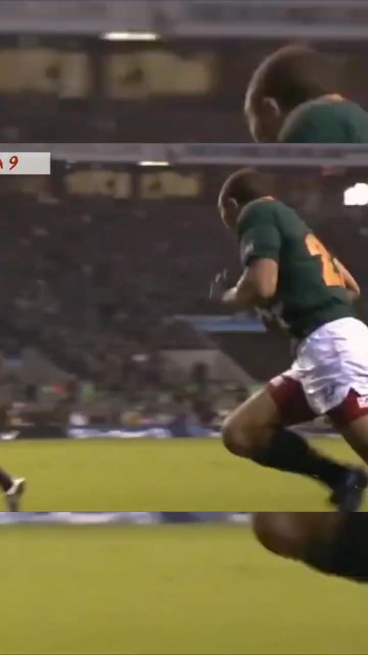 Bryan Habana debut try for the Springboks on tour 🏉 #rugby #springboks ...