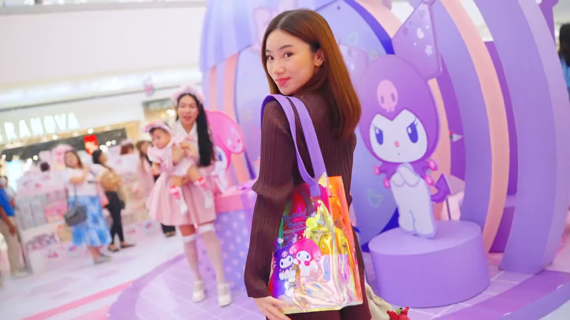 Kuromi 20th anniversary pop-up store in Taiwan