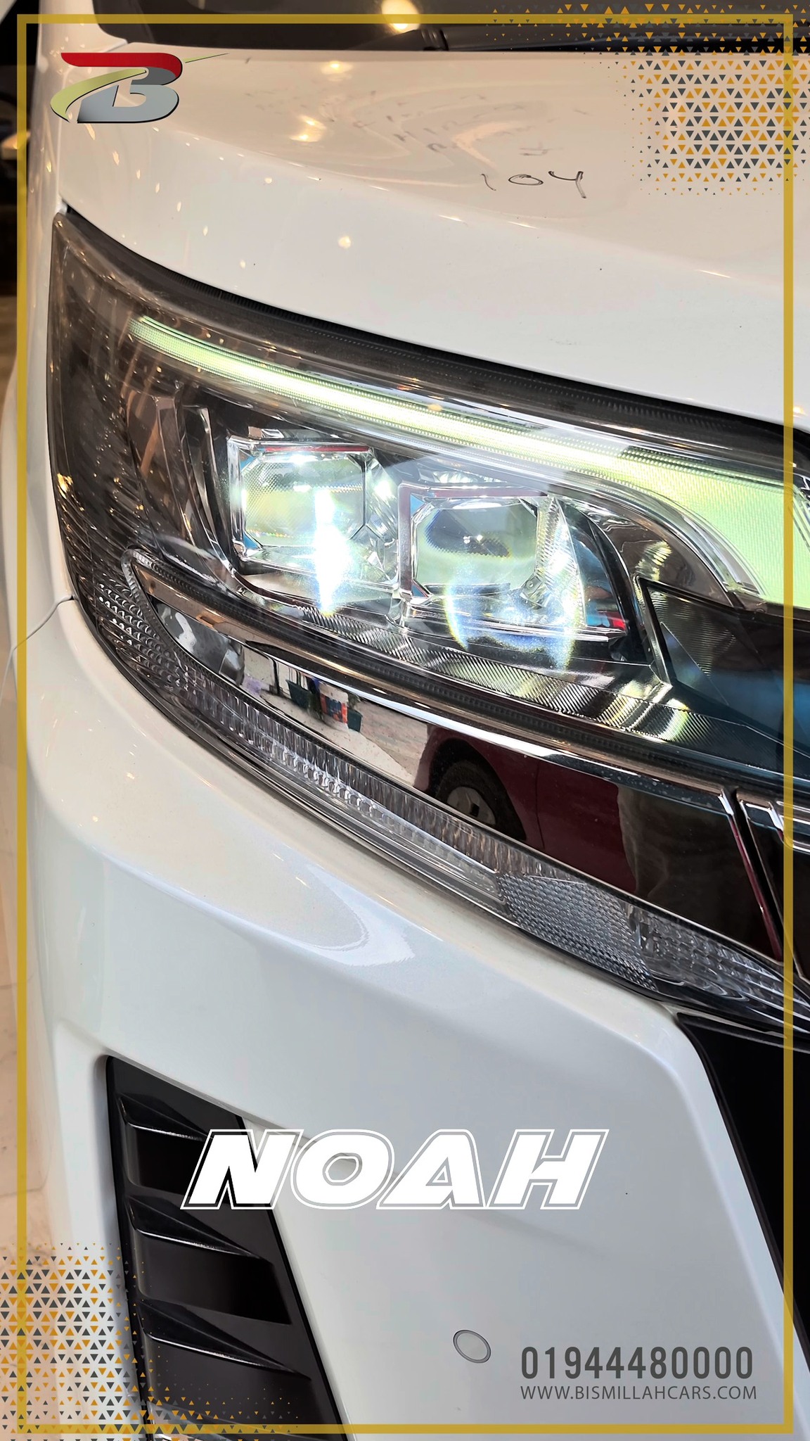New Arrival, Toyota Noah 2020, Non-Hybrid, SI WXB, Pearl color