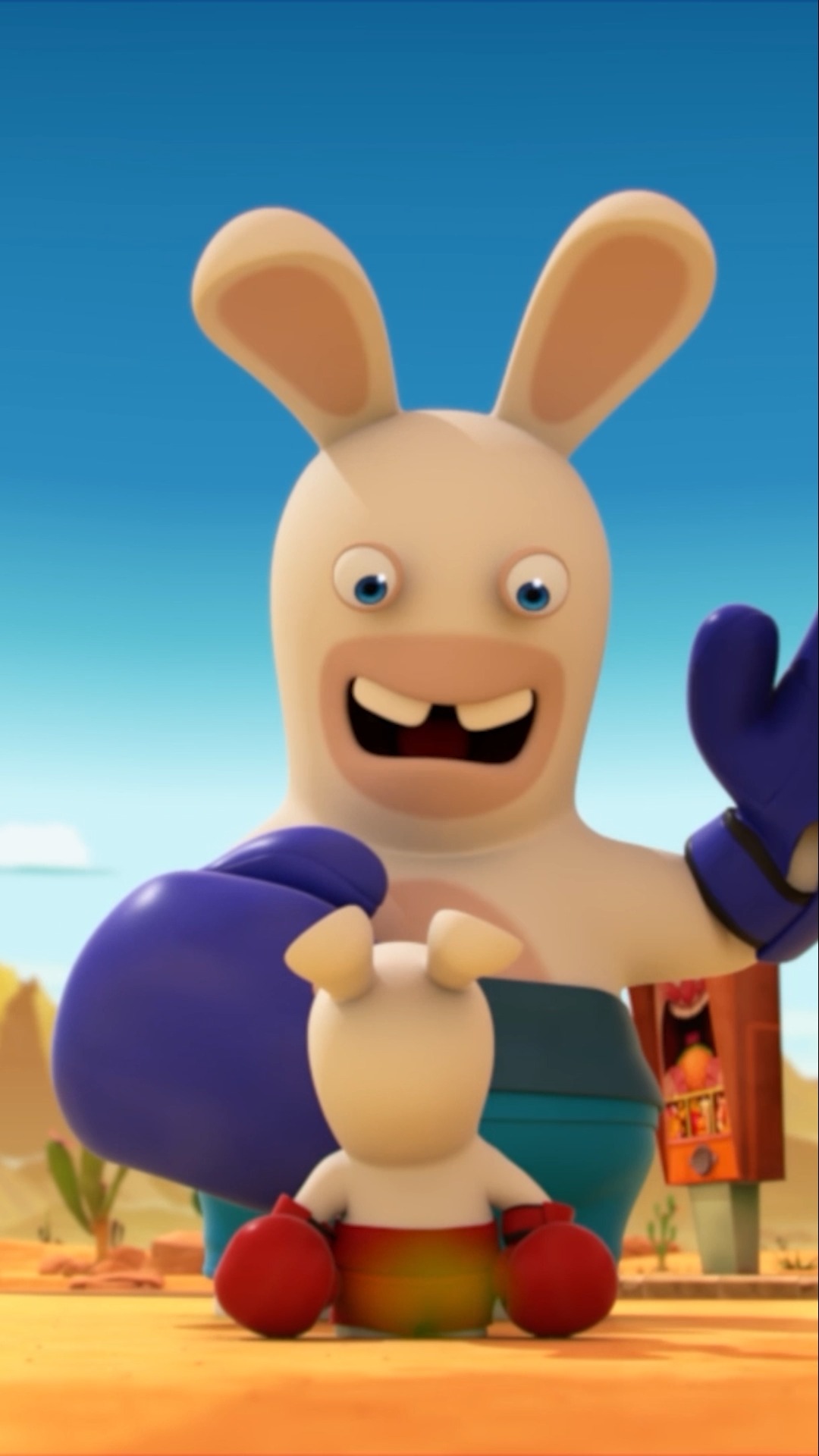 Big Rabbid packs a punch… but would rather be hugging bunnies than ...