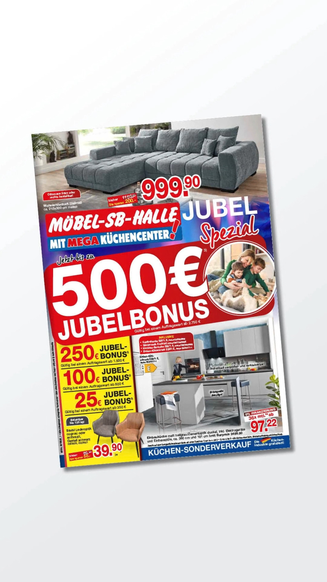 Wir laden euch zum 🍁 JUBELN ein 👉 bit.ly/MSBHProspekt! Unsere Einkaufskooperation ALLIANCE MÖBEL & KÜCHEN feiert Jubiläum. Die Industrie spendiert sensationelle Angebote und starke Nachlässe und wir