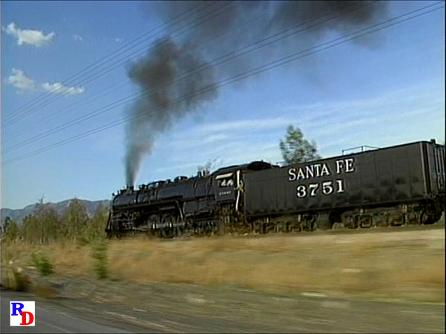 Santa Fe 3751 Returns to Steam! | Footage of the 3751 as she begins her ...